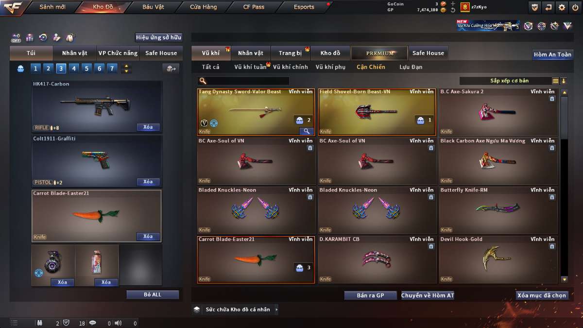 shop acc cf uy tin gia re